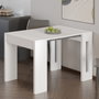 Hanah Home Mesa Consola Extensible Blanca